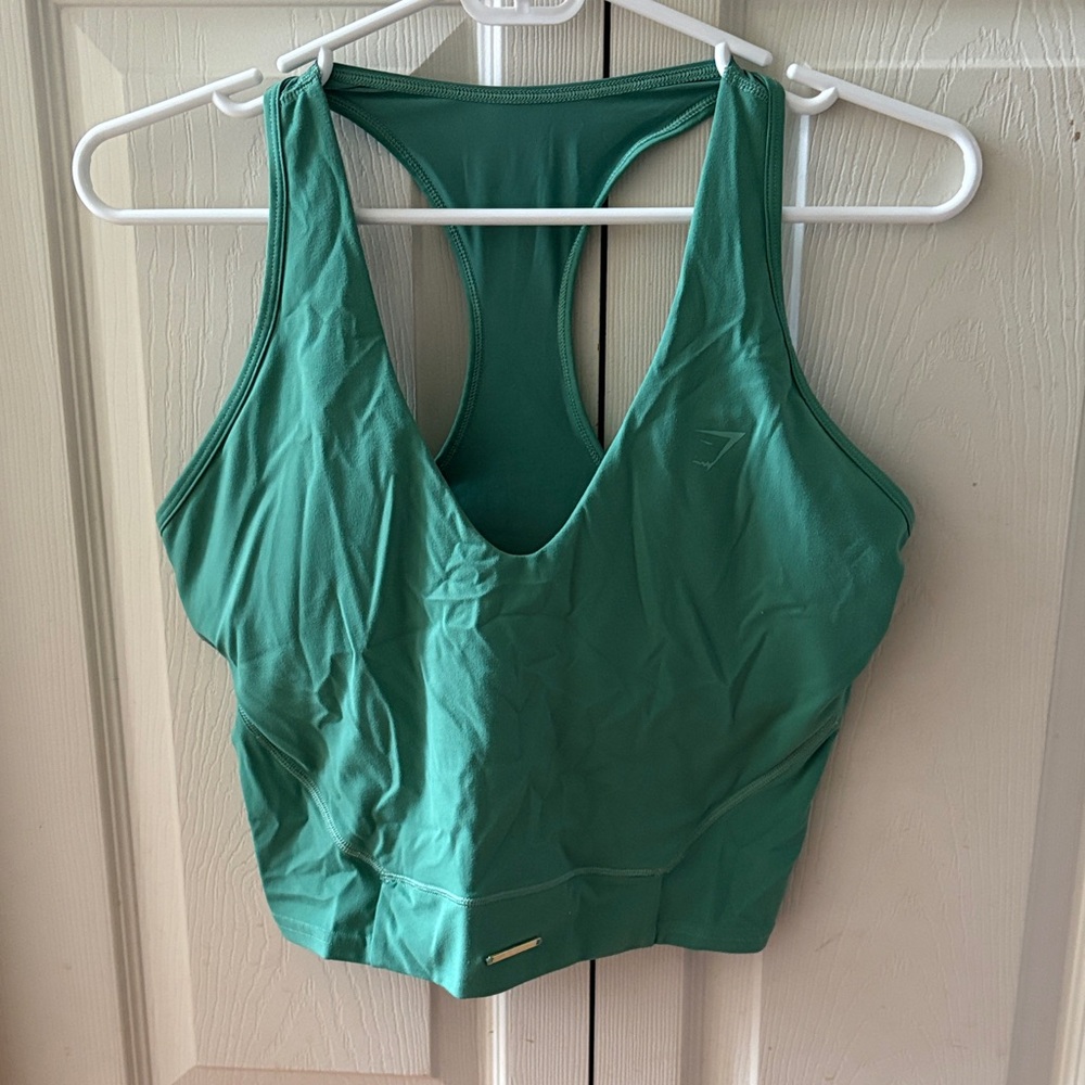 Gymshark Whitney Crop Tank - Palm Green